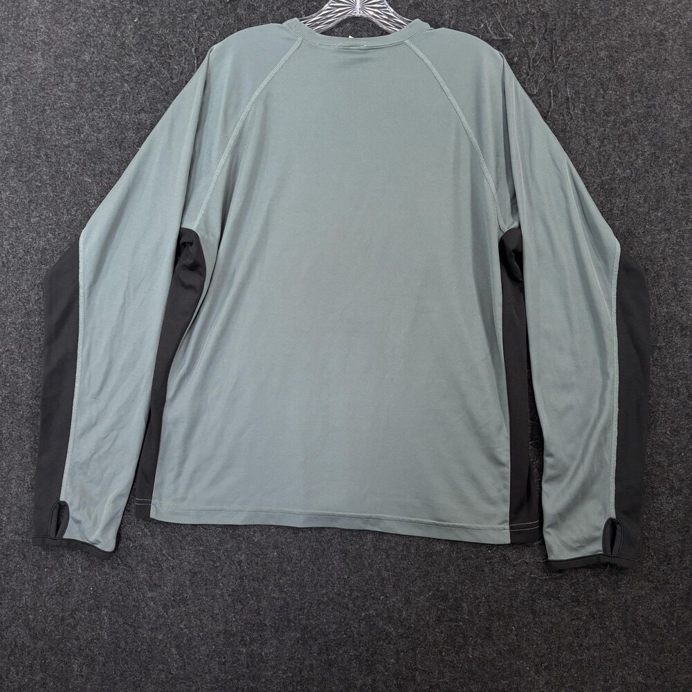 The North Face Shirt Men's Large Green Performance Hiking Running Made in USA - Picture 3 of 7